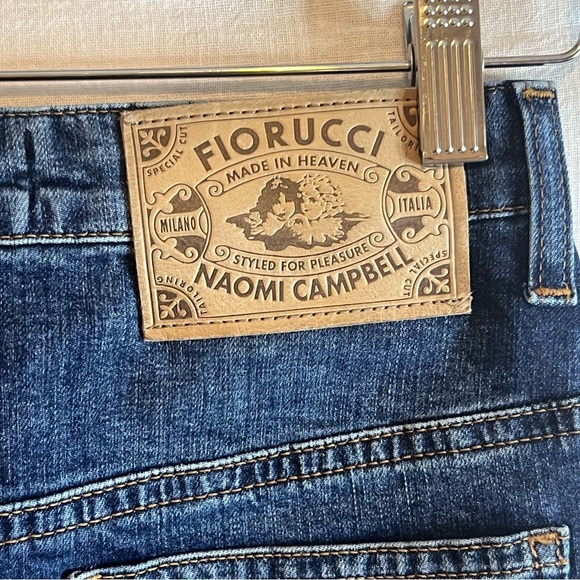 Naomi Campbell for Fiorucci. Size 42 Denim pencil skirt midi NWT's - Picture 5 of 9
